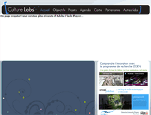 Tablet Screenshot of culturelabs.leden.org